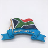 Flag South Africa Fridge Magnet 3D Resin