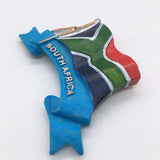 Flag South Africa Fridge Magnet 3D Resin