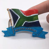 Flag South Africa Fridge Magnet 3D Resin