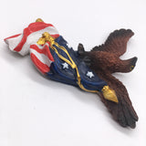 Eagle Flag Alaska USA America Fridge Magnet 3D Resin