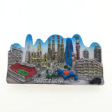 Barcelona Spain Fridge Magnet 3D Resin