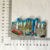 Barcelona Spain Fridge Magnet 3D Resin