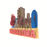 Barcelona Spain Fridge Magnet 3D Resin