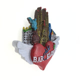 Barcelona Spain Fridge Magnet 3D Resin