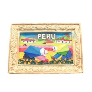 Peru Fridge Magnet 3D Resin