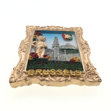 Brussels Belgium Fridge Magnet 3D Resin