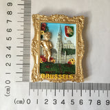 Brussels Belgium Fridge Magnet 3D Resin