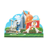 North Korea Fridge Magnet 3D Resin