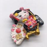 Kimono Girl Japan Fridge Magnet 3D Resin