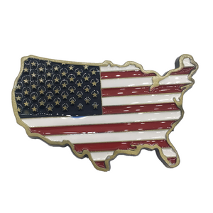 Map USA America Fridge Magnet Metal Craft