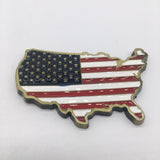 Map USA America Fridge Magnet Metal Craft