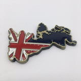 Map England UK Fridge Magnet Metal Craft