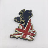 Map England UK Fridge Magnet Metal Craft