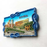 Genova Italy Fridge Magnet 3D Resin