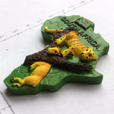 Lion South Africa Fridge Magnet 3D Resin