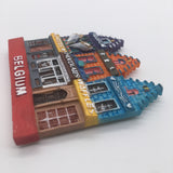 Brussels Bruges Belgium Fridge Magnet 3D Resin