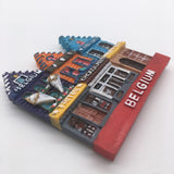 Brussels Bruges Belgium Fridge Magnet 3D Resin