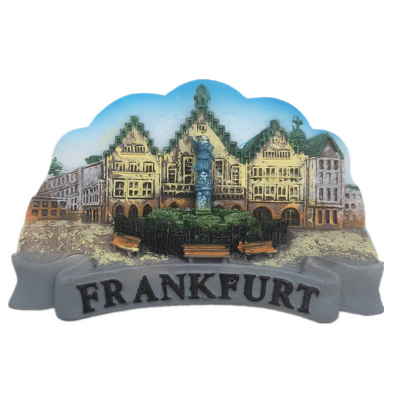 Frankfurt Germany Fridge Magnet 3D Resin