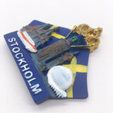 Stockholm Sweden Fridge Magnet 3D Resin