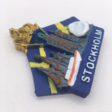 Stockholm Sweden Fridge Magnet 3D Resin