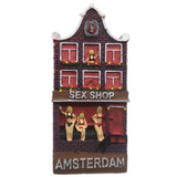 Amsterdam Sexy Shop Holland Netherlands Fridge Magnet 3D Resin