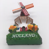 Windmill Holland Netherlands Fridge Magnet 3D Resin