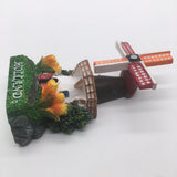 Windmill Holland Netherlands Fridge Magnet 3D Resin