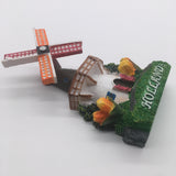 Windmill Holland Netherlands Fridge Magnet 3D Resin