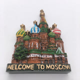 Red Square Moscow Russia Fridge Magnet 3D Resin