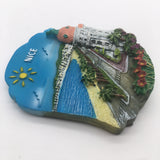 Oengift Nice France Fridge Magnet 3D Cold Cast Resin Figurines