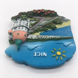 Oengift Nice France Fridge Magnet 3D Cold Cast Resin Figurines