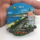 Oengift Nice France Fridge Magnet 3D Cold Cast Resin Figurines