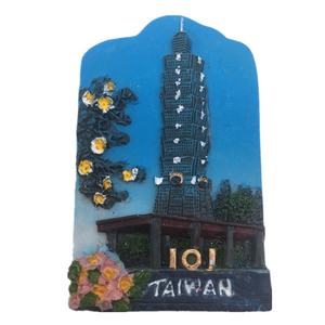 Taipei 101 Taiwan China Fridge Magnet 3D Resin