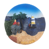 Koh Samui Thailand Fridge Magnet 3D Resin