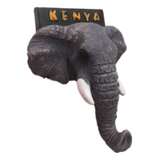 Elephant Kenya Magnet 3D Resin