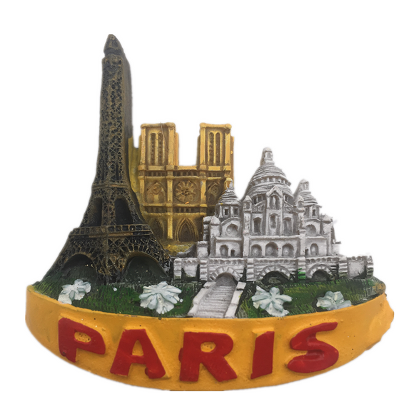 Paris France Fridge Magnet 3D Resin