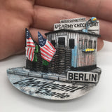 Berlin Checkpoint Charlie Germany Fridge Magnet 3D Resin