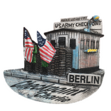 Berlin Checkpoint Charlie Germany Fridge Magnet 3D Resin