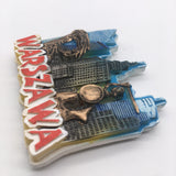 Warsaw Poland Fridge Magnet 3D Resin