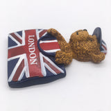 Bear London England UK Fridge Magnet 3D Resin