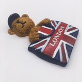 Bear London England UK Fridge Magnet 3D Resin