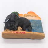 Pattaya Thailand Fridge Magnet 3D Resin