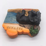 Pattaya Thailand Fridge Magnet 3D Resin