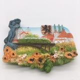 Luxembourg Fridge Magnet 3D Resin