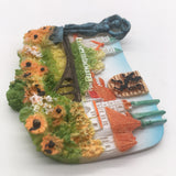 Luxembourg Fridge Magnet 3D Resin