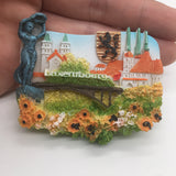 Luxembourg Fridge Magnet 3D Resin