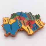 Map Germany Fridge Magnet 3D Resin