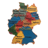 Map Germany Fridge Magnet 3D Resin