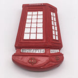 Telephone Box London England UK Fridge Magnet 3D Resin