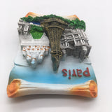 Paris France Fridge Magnet 3D Resin